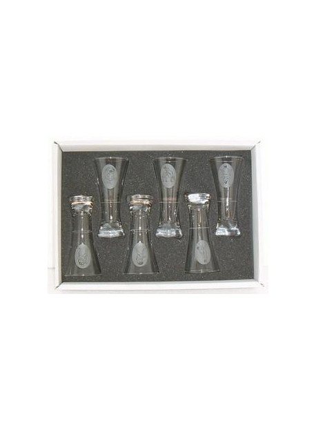 Coffret de 6 verre à pastis Personnalisés