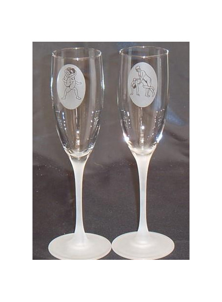 Coffret de 2 flutes à champagne Personnalisés