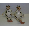 Set 2 vaches assises