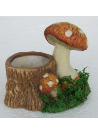 Cache pot champignon