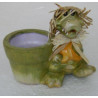 Cache pot croco