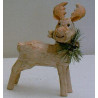 Cerf bouleau 16X22 cm