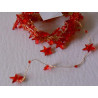 Guirlande de table 5 M étoile rouge