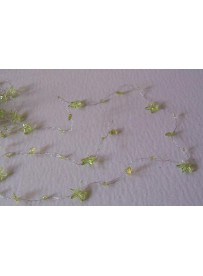 Guirlande de table 5 M étoile verte