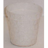 cache pot blanc 11 cm