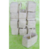 lot de 6 sacs sisal naturel