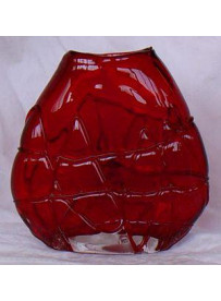 Vase rouge 13X5X4 cm