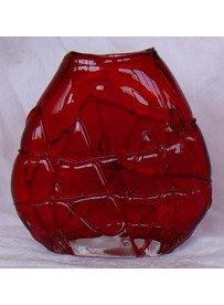 Vase rouge 13X5X4 cm