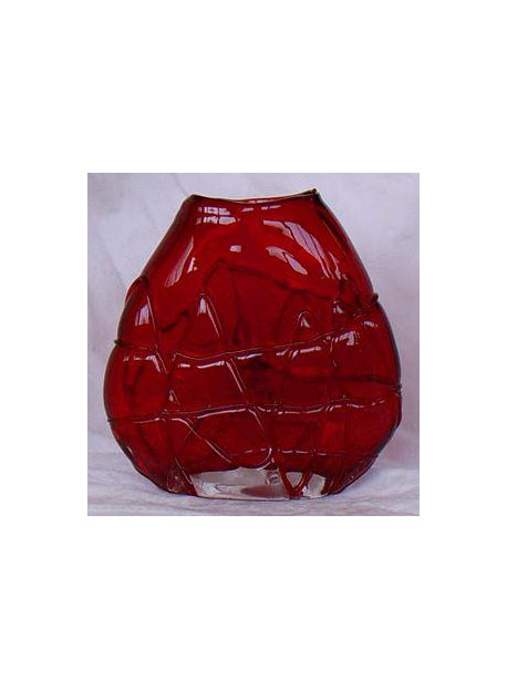 Vase rouge 13X5X4 cm