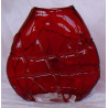 Vase rouge 13X5X4 cm