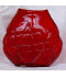 Vase rouge 18X7X18 cm