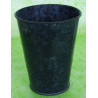 Cache pot métal noir