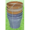 Cache pot métal couleur