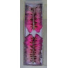 Papillons rose boite de 20 pieces