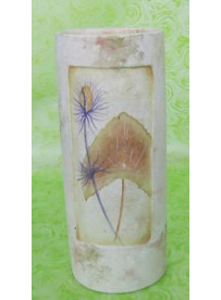 VASE CERAMIQUE DECORATION FEUILLE 20CM