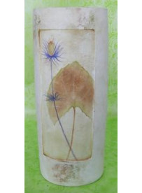 VASE CERAMIQUE DECORATION FEUILLE 40CM