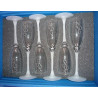 Coffret 6 flutes gravées 