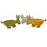 LOT DE 3 COUPES FORME LAPIN