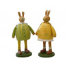 Lot de 2 Lapins en Métal