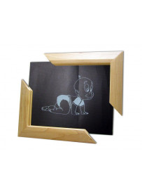 Miroir horizontal encadrement  2 coins 300X240