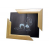 Miroir horizontal encadrement  2 coins 300X240