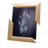 Miroir vertical encadrement  2 coins 300X240