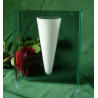 VASE CONE  Hauteur 26cm/ Largeur 21.50cm
