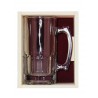 Coffret plumier en bois 1 chope à bière 1L  personnalisée