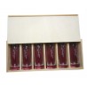 Coffret plumier en bois 6 verres de jus de fruit 33cl personnalisé