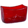 Vase rectangle rouge