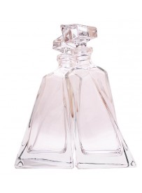 Duo de carafe en cristal