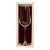 Coffret plumier bois 1 flute juliette 23cl personnalisée