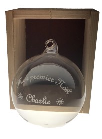 Boule de Noël personnalisée