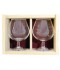 Coffret bois 2verres cognac 41cl