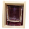 Coffret plumier bois 1 verre whisky strauss 29cl personnalisé