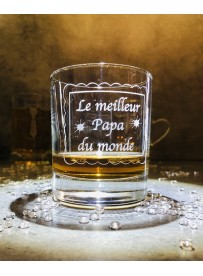 1 verre whisky 30cl personnalisé fête des pères