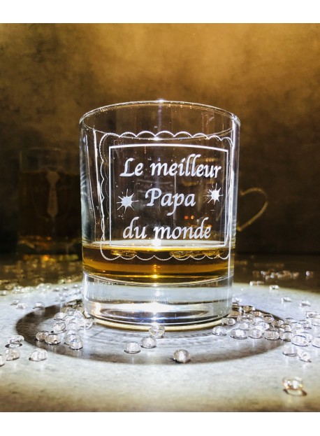 1 verre whisky 30cl personnalisé fête des pères