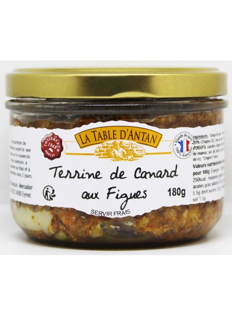 Terrine de canard aux figues 180gr