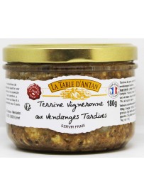Terrine vigneronne au vendanges tardives 180gr