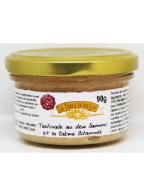 Tartinade aux deux saumons et sa crème citronnée 90gr