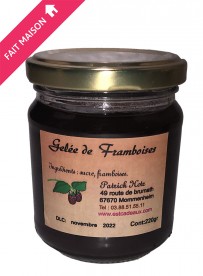 Gelée de framboise 200gr