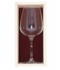 Coffret plumier en bois 1  verre à vin juliette 30cl personnalisé