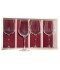 Coffret plumier en bois 4  verres à vin juliette 30cl personnalisé