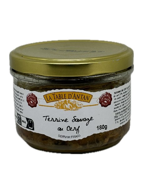 Terrine sauvage au Cerf 180gr