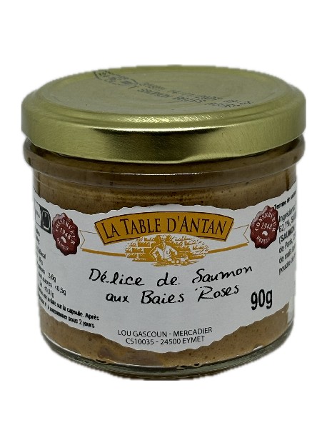 Délice de saumon aux baies roses 90gr