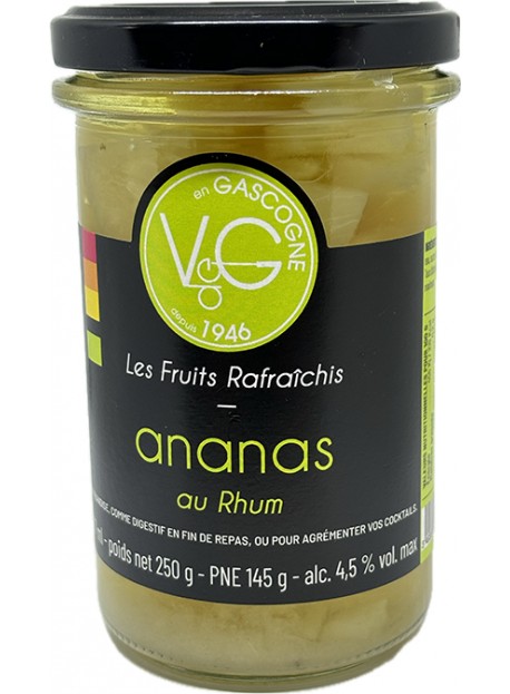 Ananas au rhum 250gr