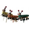 Pic chenille en bois 6pcs 6cm 46778