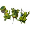 Pics grenouille en métal 8/10cm 12pces 94572