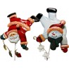 Pics noël en métal 11cm 12pces assorti 95565
