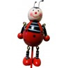 Pics coccinelle en bois 6cm 24pces 94645